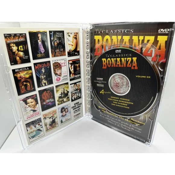 Bonanza TV Classics (DVD) 4 DVD set with 15 episodes - Lorne Greene Very Good - Picture 4 of 16